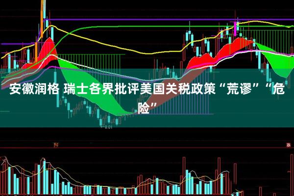 安徽润格 瑞士各界批评美国关税政策“荒谬”“危险”